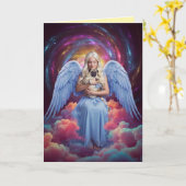 Carte de sympathie pour Pug (Fleur jaune)