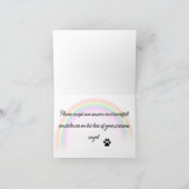 Carte de sympathie pour teckel (Intérieur)