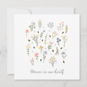 Carte de sympathie pour toujours dans nos coeurs G