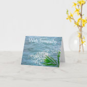 Carte de sympathie pour une mère (Fleur jaune)