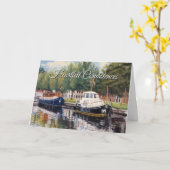 Carte de sympathie Prière de sérénité Dieu vous bé (Fleur jaune)