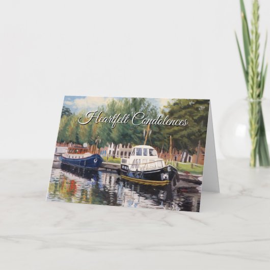 Carte de sympathie Prière de sérénité Dieu vous bé (Devant)