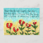 Carte de sympathie réfléchie et créative (Devant)