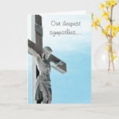 carte de sympathie religieuse (Fleur jaune)