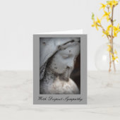 Carte de sympathie religieuse (Fleur jaune)