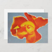 Carte de sympathie Rose Bright (Devant / Derrière)