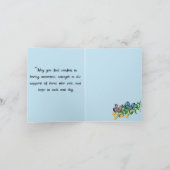 Carte de sympathie : Roses Jaunes (Intérieur)