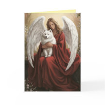 Carte de sympathie Samoyed