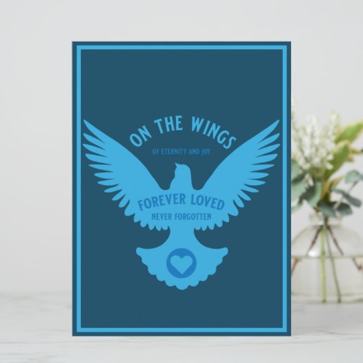 Carte de sympathie Sensitive In Love Memory (Debout devant)