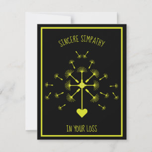 Carte de sympathie Sensitive In Love Memory