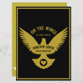 Carte de sympathie Sensitive In Love Memory (Devant / Derrière)