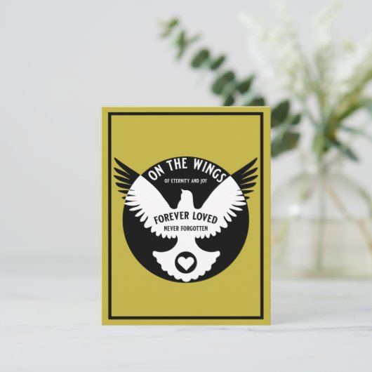 Carte de sympathie Sensitive In Love Memory (Debout devant)