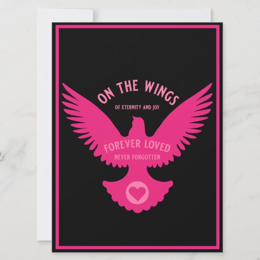 Carte de sympathie Sensitive In Love Memory (Devant)