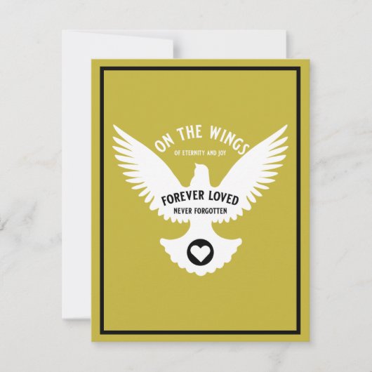 Carte de sympathie Sensitive In Love Memory (Devant)