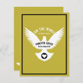 Carte de sympathie Sensitive In Love Memory (Devant / Derrière)