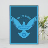 Carte de sympathie Sensitive In Loving Memory (Debout devant)