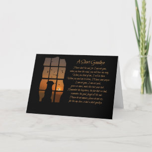 Carte de sympathie spirituelle pour chien