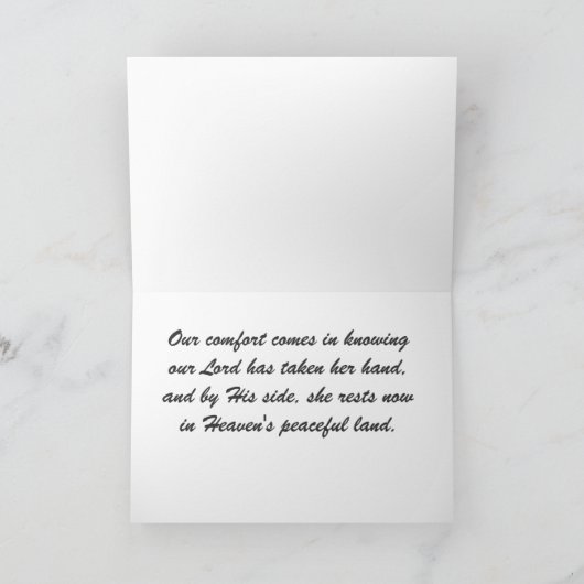 Carte de sympathie - SRF (Intérieur)