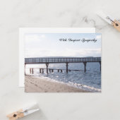 Carte de sympathie Sun et Sea Bible Verse (Devant/Arrière en situation)