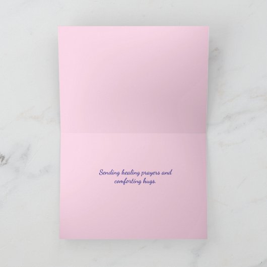 Carte de Sympathie Sunlit Pink Hydrangea (Intérieur)