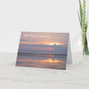 Carte de Sympathie Sunrise Rose
