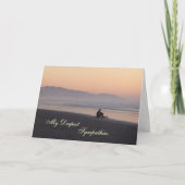 Carte de sympathie : Surfer (Devant)