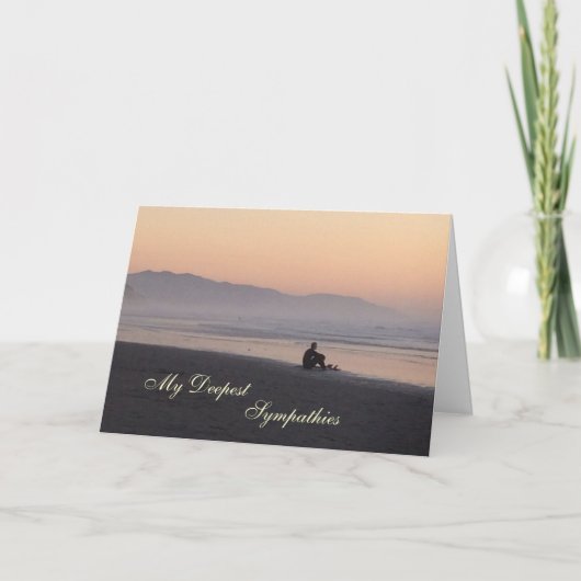 Carte de sympathie : Surfer (Devant)