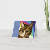 Carte de Sympathie Tabby Cat (Devant)