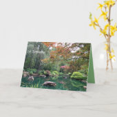 Carte de sympathie tranquille (Fleur jaune)