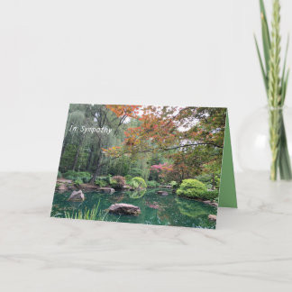 Carte de sympathie tranquille