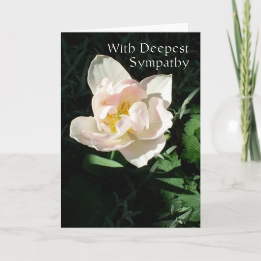 Carte de sympathie 'Tulip' (Devant)