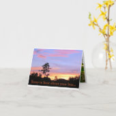 Carte de sympathie unique (Fleur jaune)