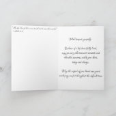 Carte de sympathie « Upon a Prow of Heaven » (Intérieur)