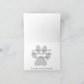 Carte de Sympathie Vétérinaire Cat at Peace (Intérieur)