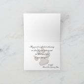 Carte de sympathie vétérinaire Husky pour propriét (Intérieur)