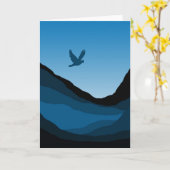 Carte De Sympathie Vierge Dans La Vallée (Fleur jaune)