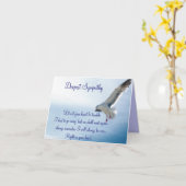 Carte de Sympathy_ (Fleur jaune)