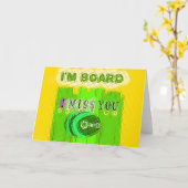 Carte de ta carte me manque (Fleur jaune)