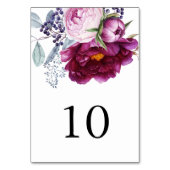 Carte de table (Dos)