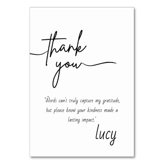 Carte de Table (Par défaut)