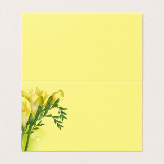 Carte de table (Outside Unfolded)