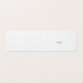 Carte de table (Outside Unfolded)