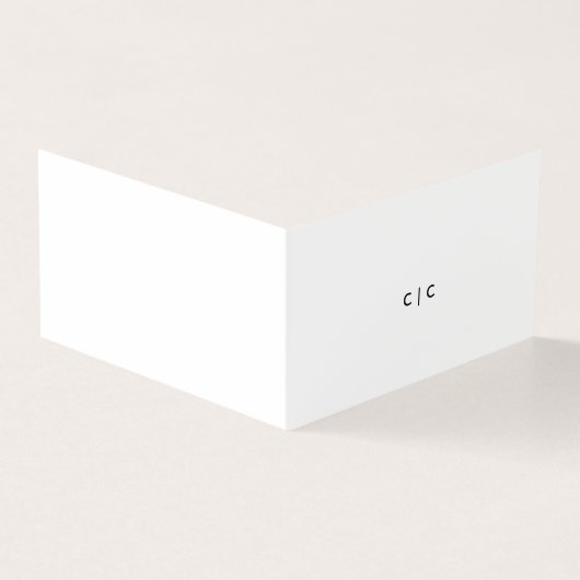 Carte de table (Outside)