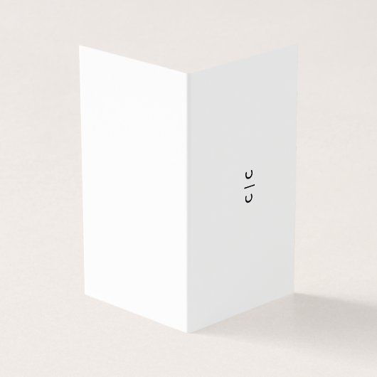 Carte de table (Outside)