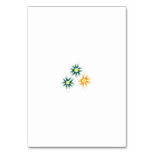 Carte de table