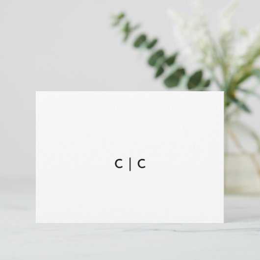 Carte de table (Debout devant)