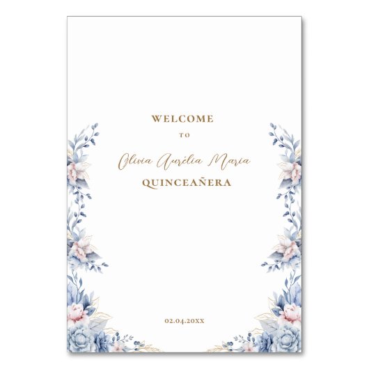 Carte de table (Dos)