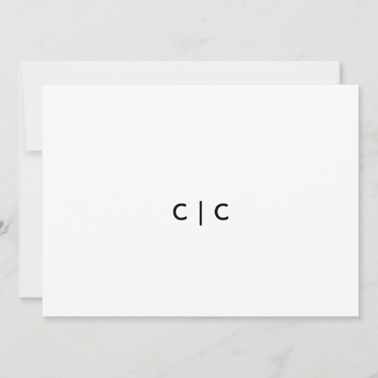 Carte de table (Devant)
