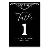 Carte de table (Dos)