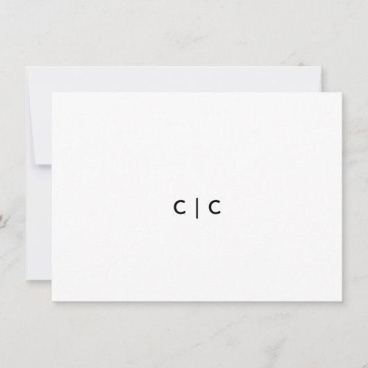 Carte de table (Devant)